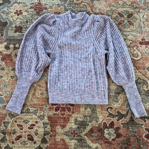 Balloon sleeve sweater